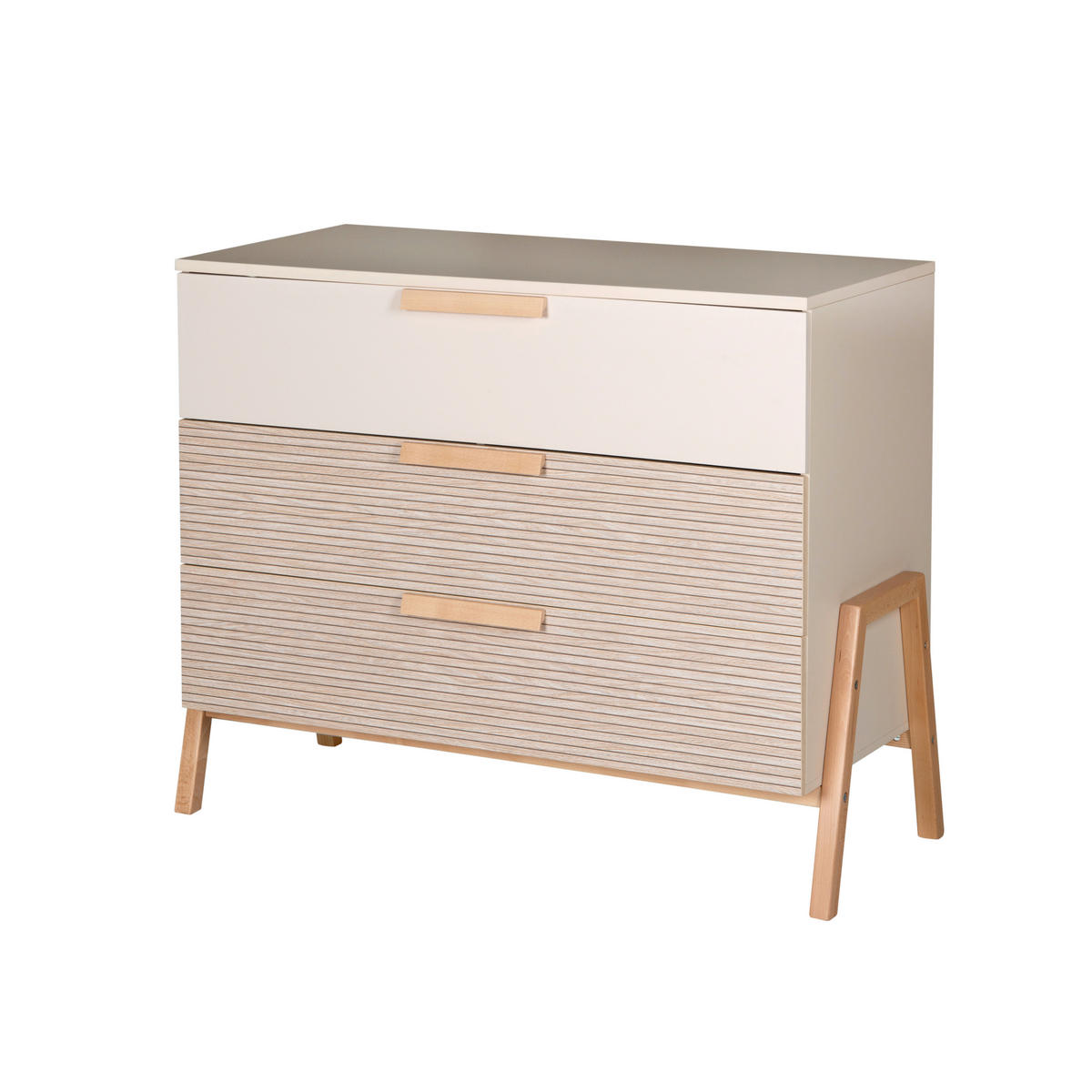 BABYZIMMER 3-teilig  - Beige/Buchefarben, Basics, Holz/Holzwerkstoff - Schardt