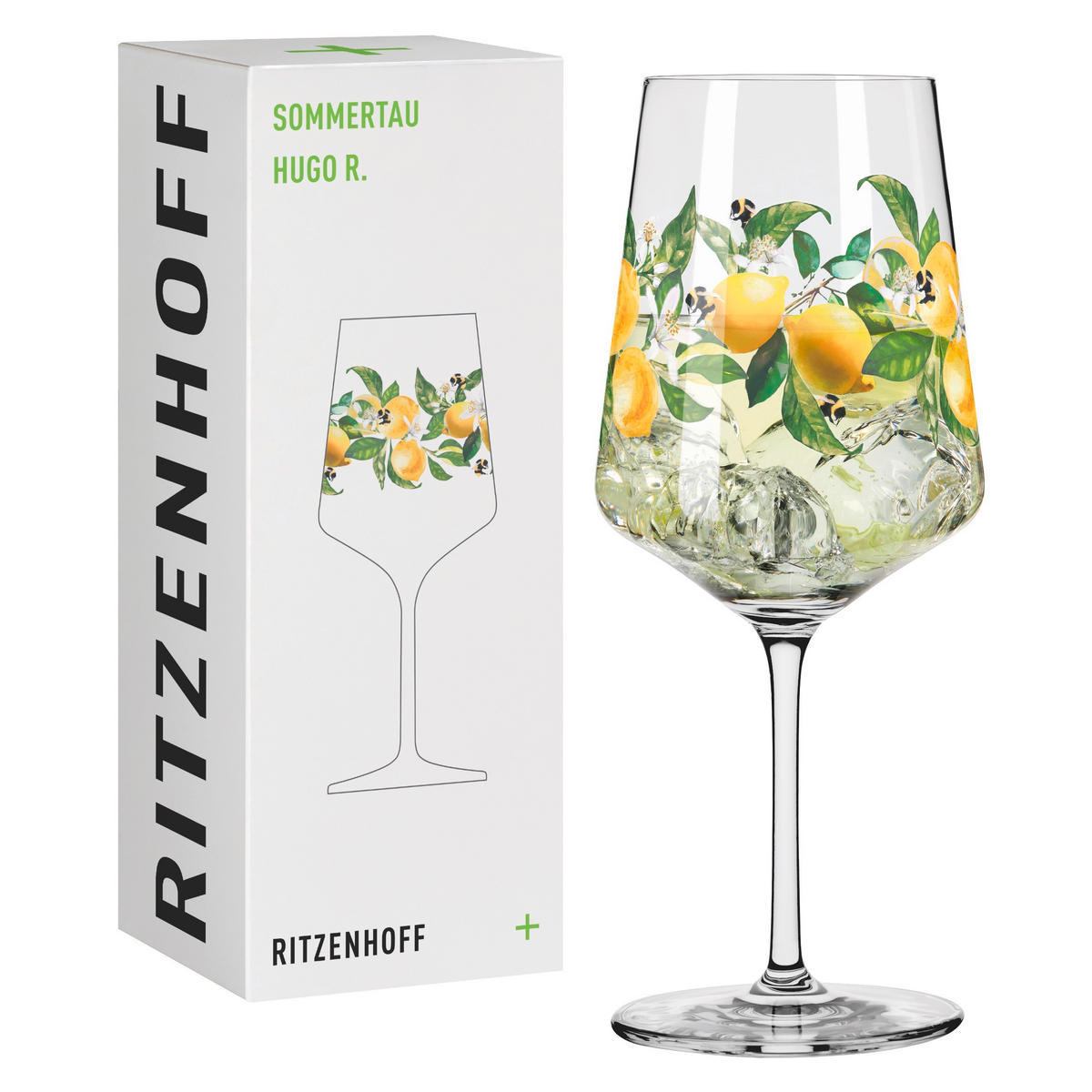 SPRITZERGLAS 544 ml  - Transparent/Gelb, Trend, Glas (9,3/22,5cm) - Ritzenhoff