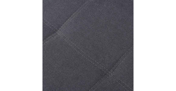 ECKSOFA in Flachgewebe Dunkelgrau  - Dunkelgrau/Schwarz, Design, Kunststoff/Textil (165/252cm) - Carryhome