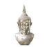 BUDDHAKOPF 62/98 cm - Silberfarben, LIFESTYLE, Kunststoff (62/98cm) - Ambia Home BUDDHAKOPF 62/98 cm - Silberfarben, LIFESTYLE, Kunststoff (62/98cm) - Ambia Home