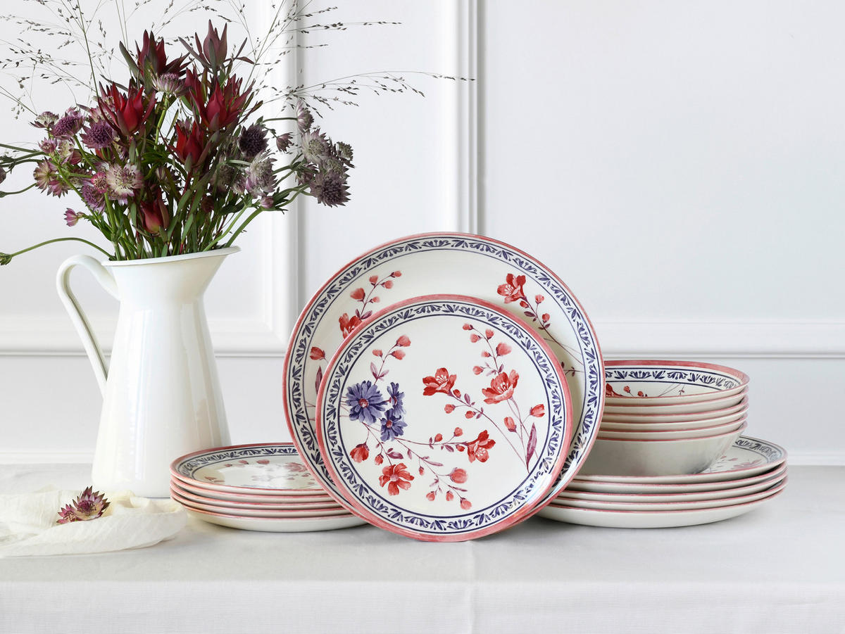 SERVIS Cottage 18 delar  - multicolor, Basics, keramik - Creatable