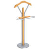 HERRENDIENER in Buchefarben, Alufarben 46/109/29 cm   - Buchefarben/Alufarben, Basics, Holzwerkstoff/Metall (46/109/29cm) - Boxxx