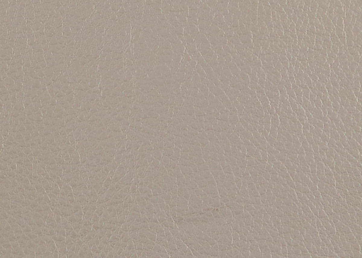 3-SITZER-SOFA  in Echtleder Greige   - Greige/Anthrazit, Design, Leder/Metall (230/70/109cm) - Johann Jakob