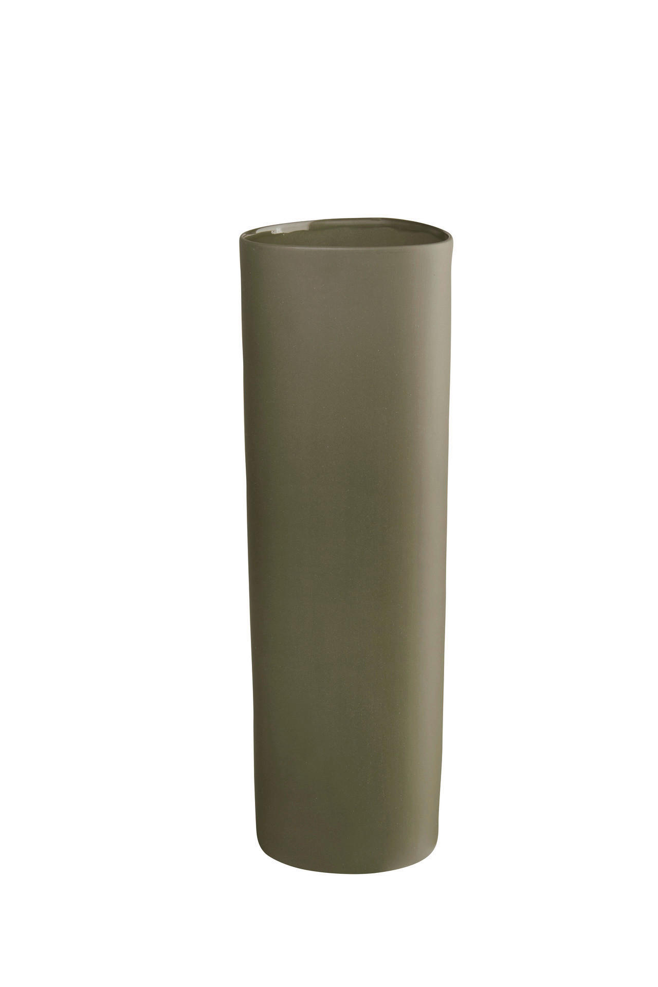 ASA Vase lines and squares Olivgrün 30 cm