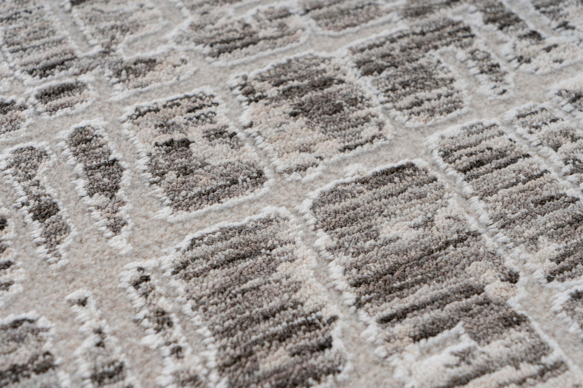 WEBTEPPICH 160/230 cm My Bella Grau  - Grau, Design, Textil (160/230cm) - Obsession