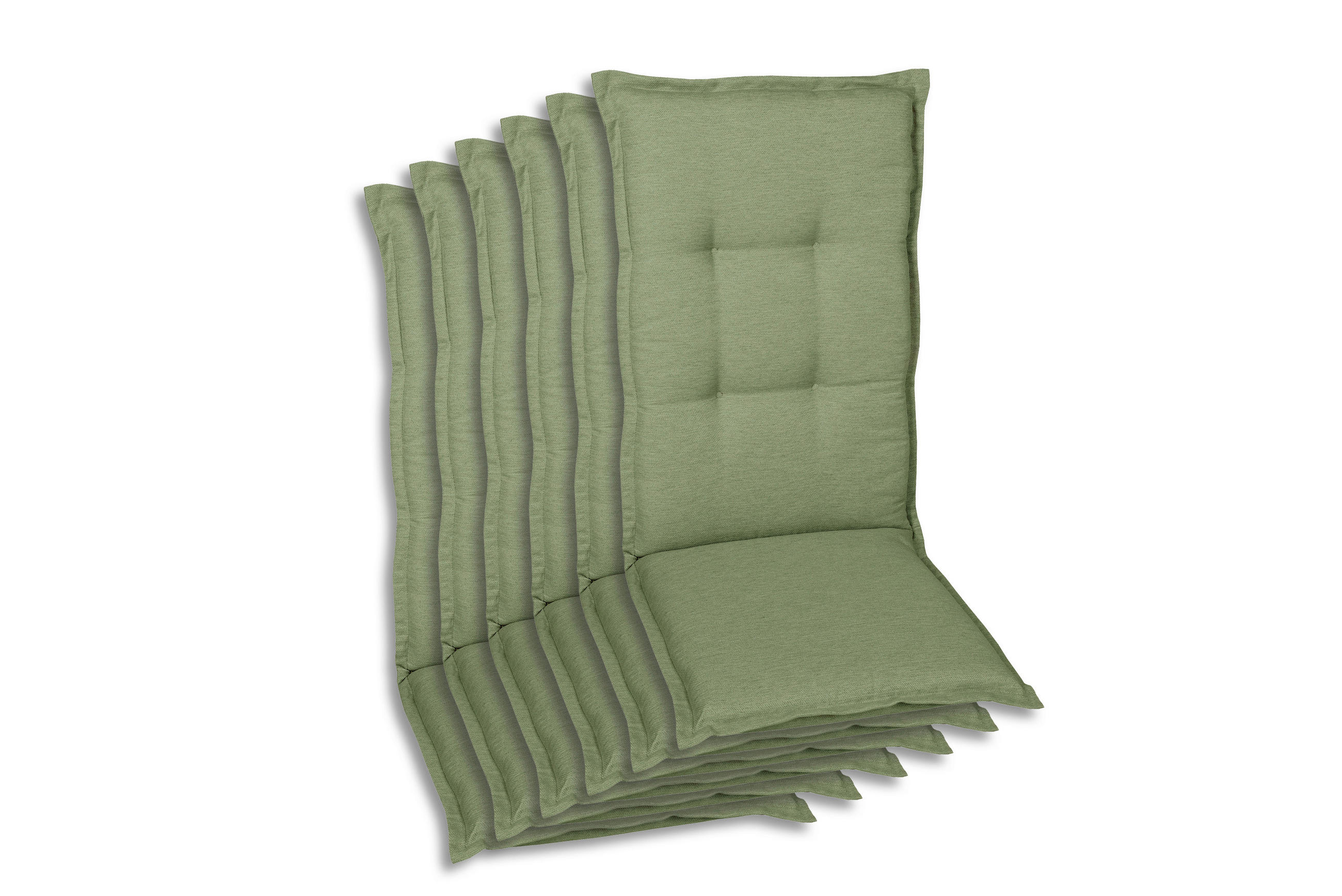 SESSELAUFLAGENSET Uni  - Hellgrün, Basics, Textil (50/7/120cm)