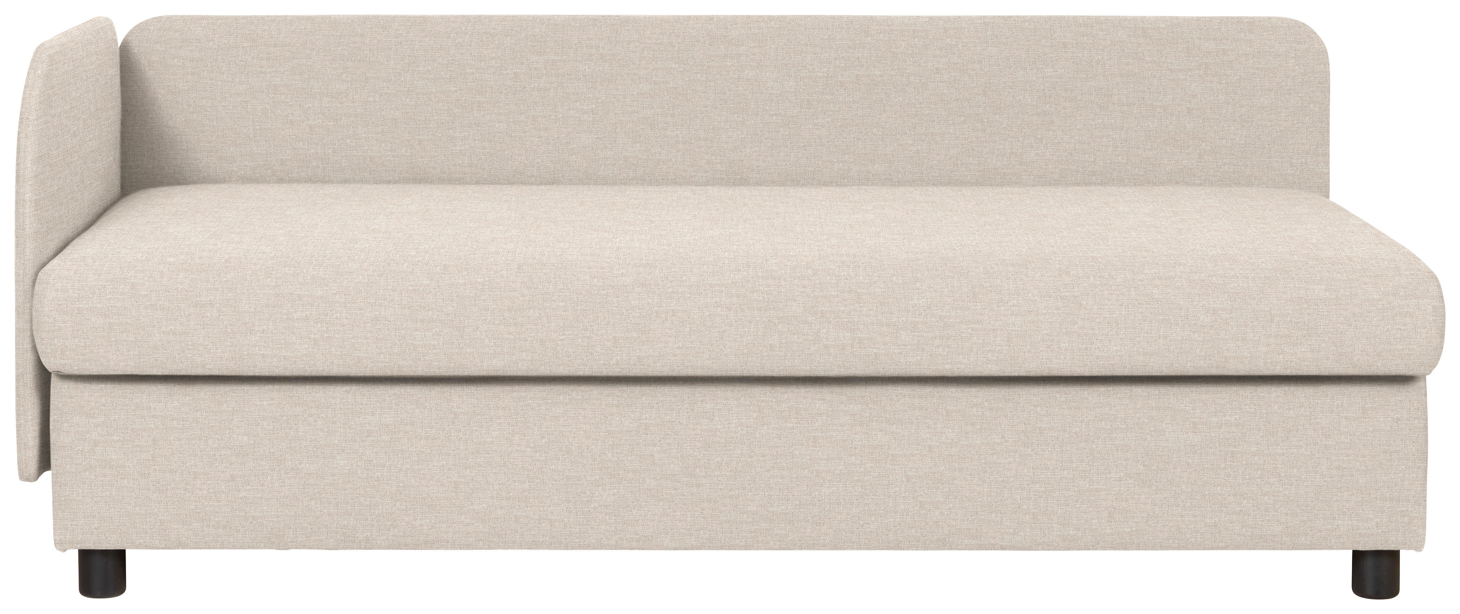 LIEGE in Naturfarben  - Wengefarben/Naturfarben, MODERN, Holz/Textil (206/80/94cm) - Joka