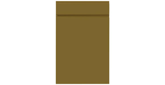 EINBAUKÜCHE - Currygelb, Design, Holzwerkstoff - Novel