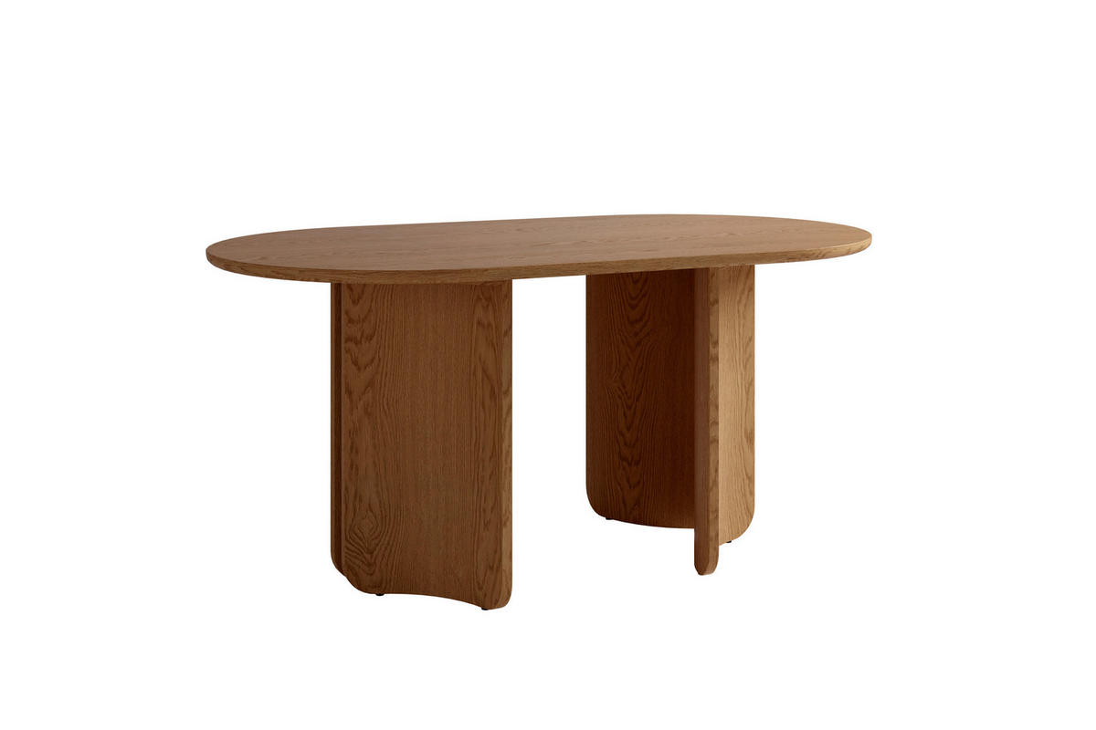 ESSTISCH 160/90/76 cm Echtholz, Nachbildung  Holzwerkstoff Eichefarben  - Eichefarben, MODERN, Holzwerkstoff (160/90/76cm) - Schöner Wohnen