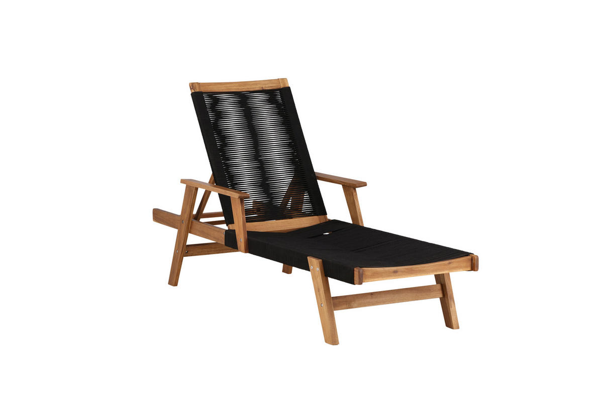 SOLSÄNG   73/35/200 cm  - svart/akaciefärgad, Klassisk, trä (73/35/200cm) - Gardenson