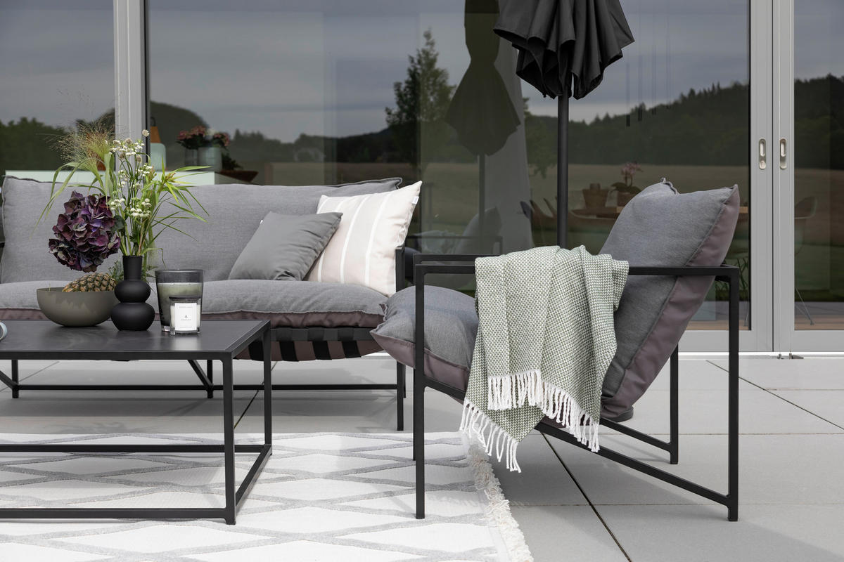 WEBTEPPICH 80/150 cm Summer Grau  - Grau, Basics, Kunststoff/Textil (80/150cm) - Schöner Wohnen