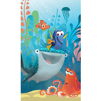 FOTOTAPETE FINDING DORY  - Blau, Design, Textil (120/200cm) - Disney