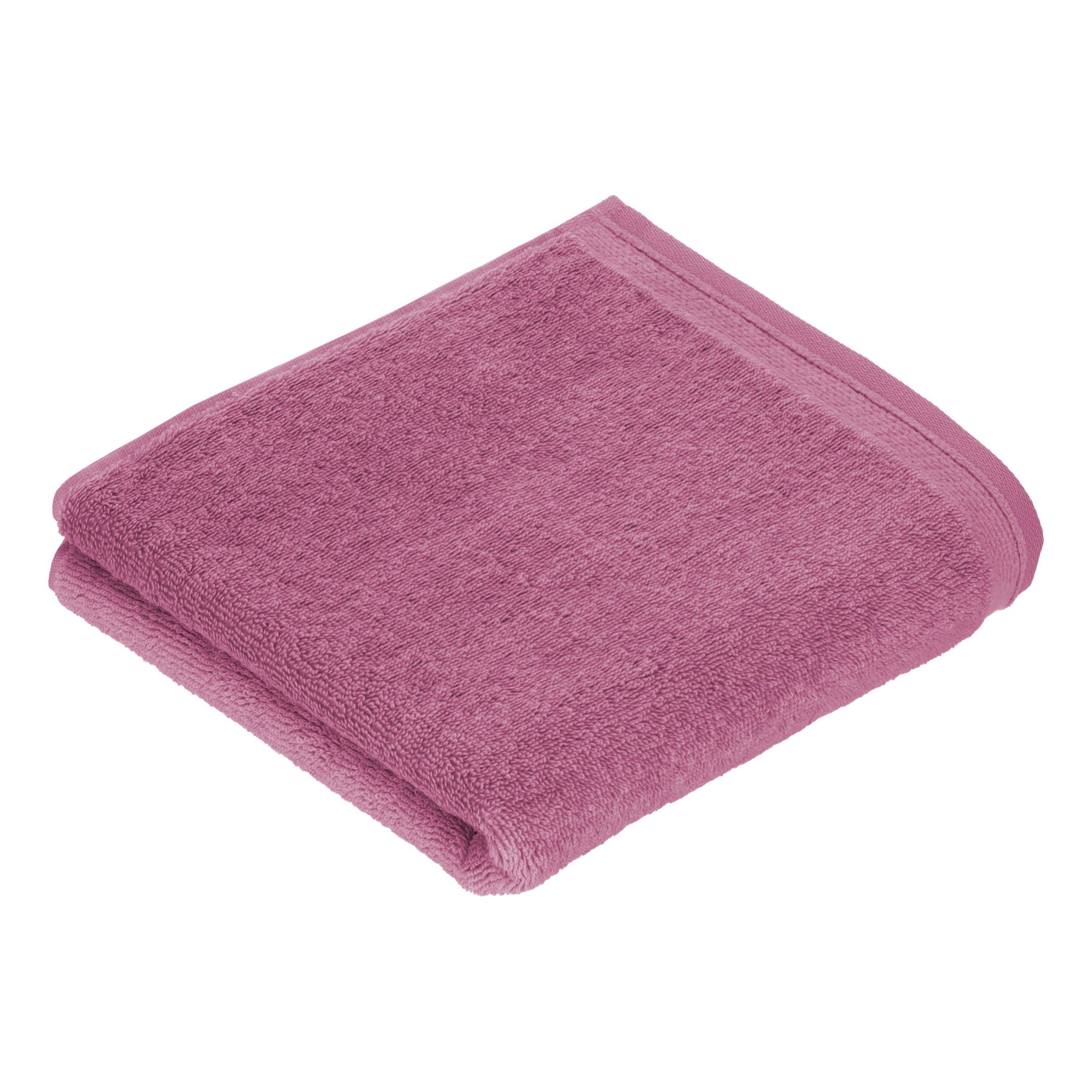 DUSCHTUCH 67/140 cm Zenya  - Rot, Design, Textil (67/140cm) - Vossen