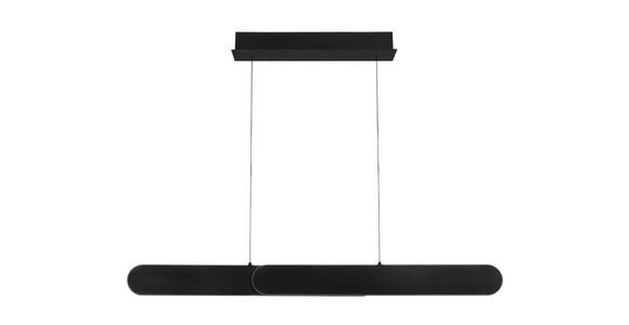 LED-HÄNGELEUCHTE  115/7,5/150 cm    - Schwarz, Design, Metall (115/7,5/150cm) - Dieter Knoll
