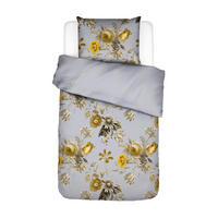 BETTWÄSCHE 2-teilig Florean Satin 135/200 cm  - Grau, KONVENTIONELL, Textil (135/200cm) - Essenza