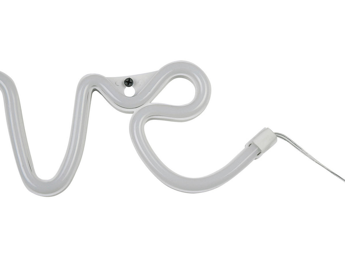 LED FALILÁMPA - áttetsző/fehér, Trend, műanyag (35/12,7/1,7cm) - Boxxx