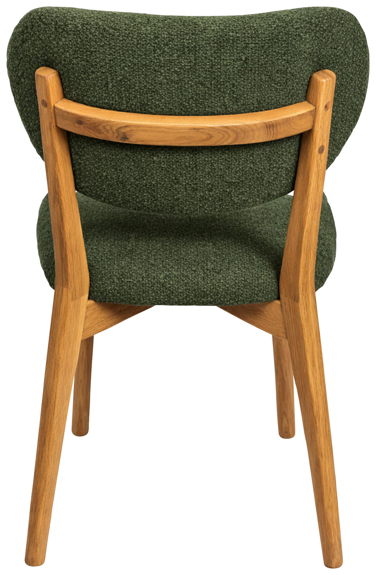 STUHL  Stoffauswahl Webstoff  - Eichefarben/Olivgrün, MODERN, Holz/Textil (51/86/60cm) - Carryhome