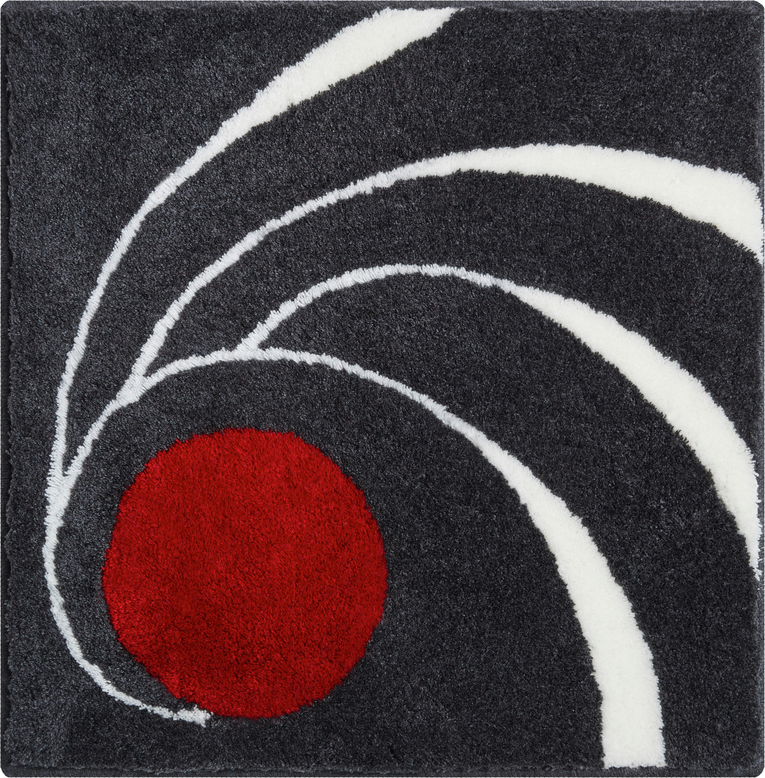 BIDET-VORLEGER Colani 18 Anthrazit 60/60 cm  - Anthrazit, Basics, Kunststoff/Textil (60/60cm) - Grund