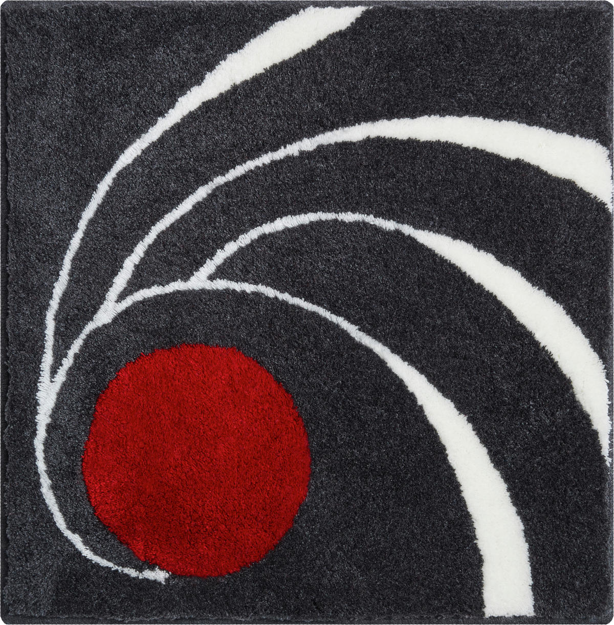 BIDET-VORLEGER Colani 18 Anthrazit 60/60 cm  - Anthrazit, Basics, Kunststoff/Textil (60/60cm) - Grund