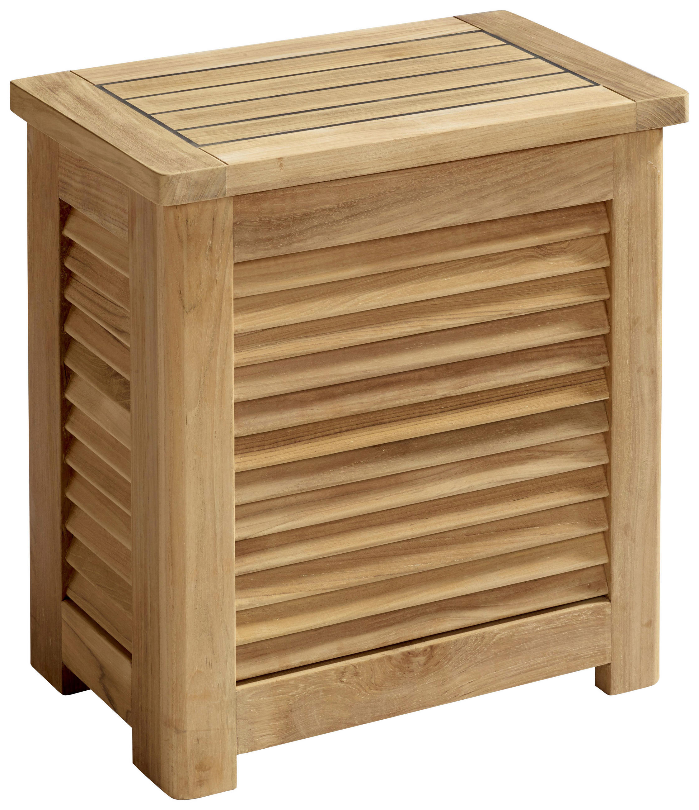 TRUHE Holz Teakholz vollmassiv  - Teakfarben, ROMANTIK / LANDHAUS, Holz (52/55/36cm) - MID.YOU