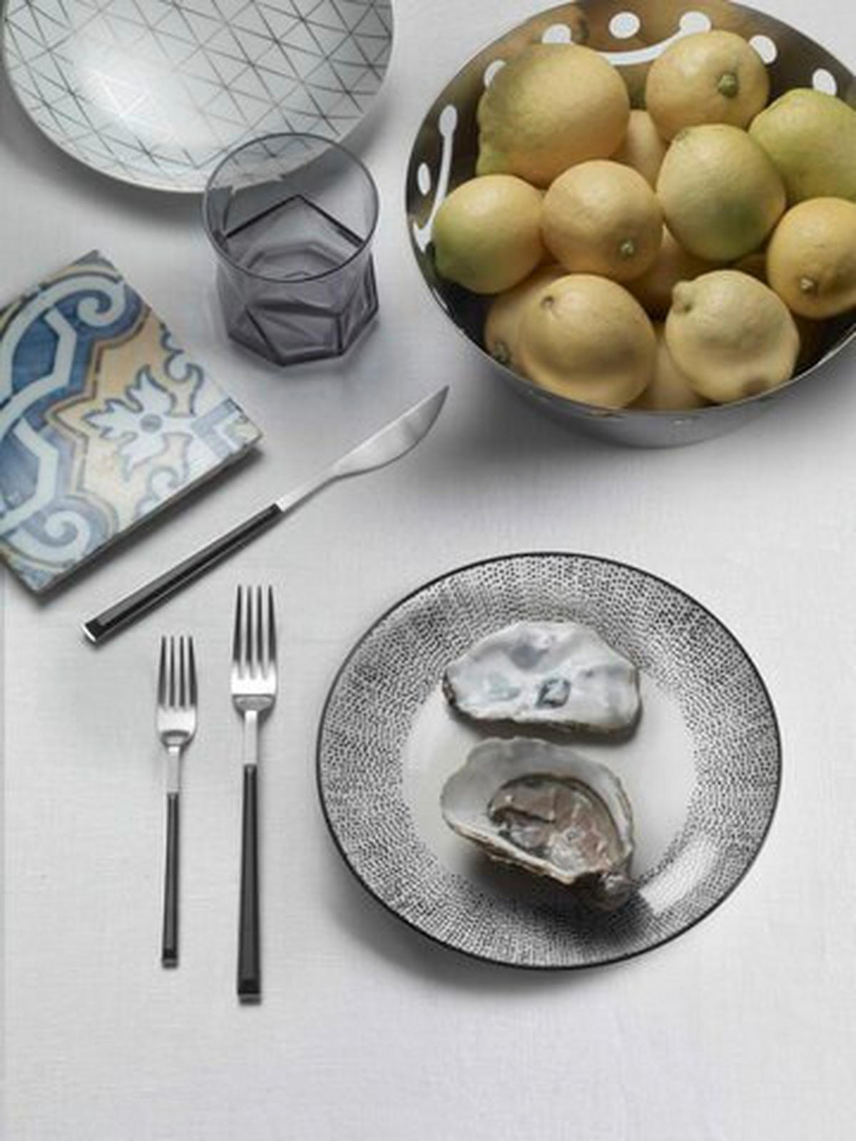 Set De Tacâmuri 24 piese  SUSHI PRO  - culoare inox/negru, Basics, plastic/metal (25,5/7/5,3cm) - Pintinox