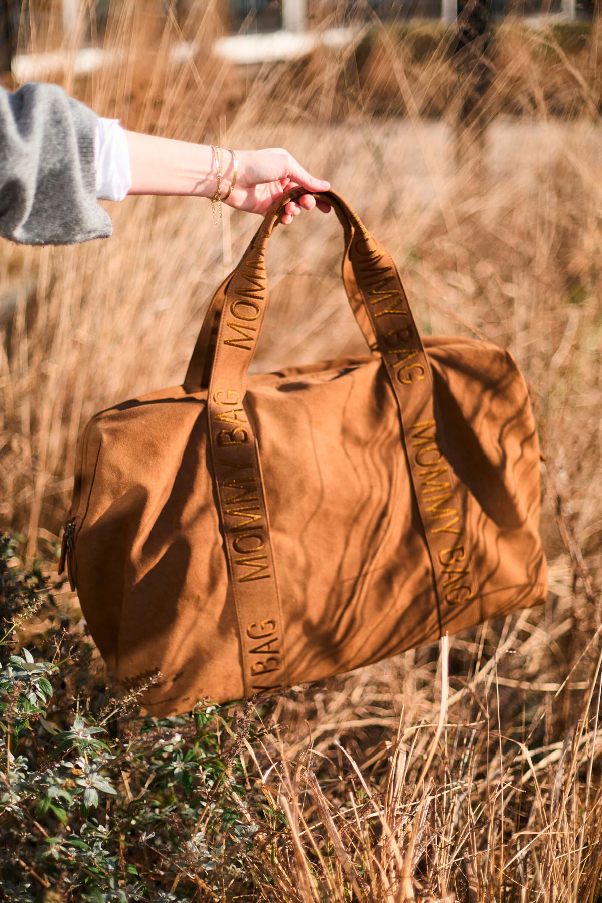 WICKELTASCHE Mommy Club  - Haselnussfarben, Basics, Kunststoff/Textil (55/30/40cm) - Childhome