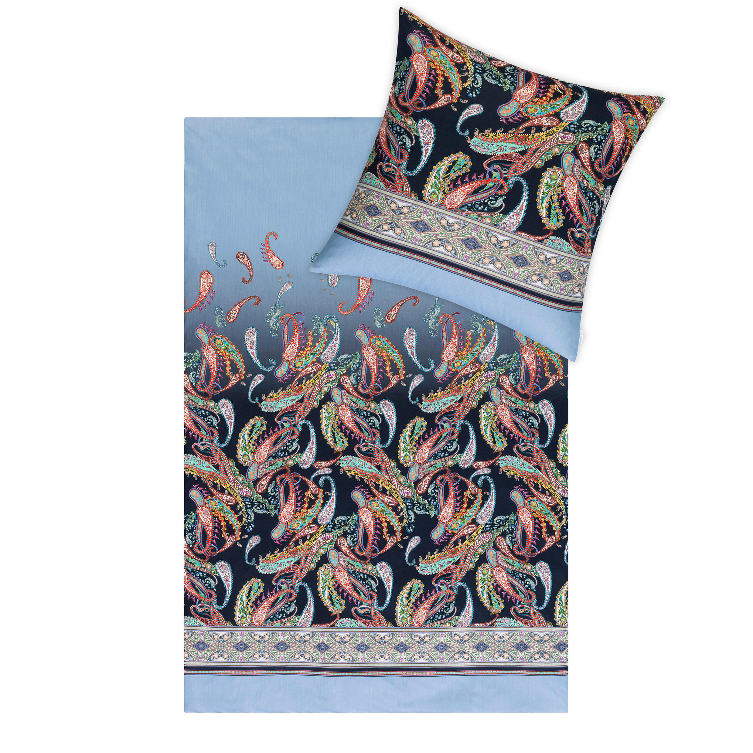BETTWÄSCHE Atelier Interlock-Jersey 135/200 cm  - Blau, Design, Textil (135/200cm) - Estella