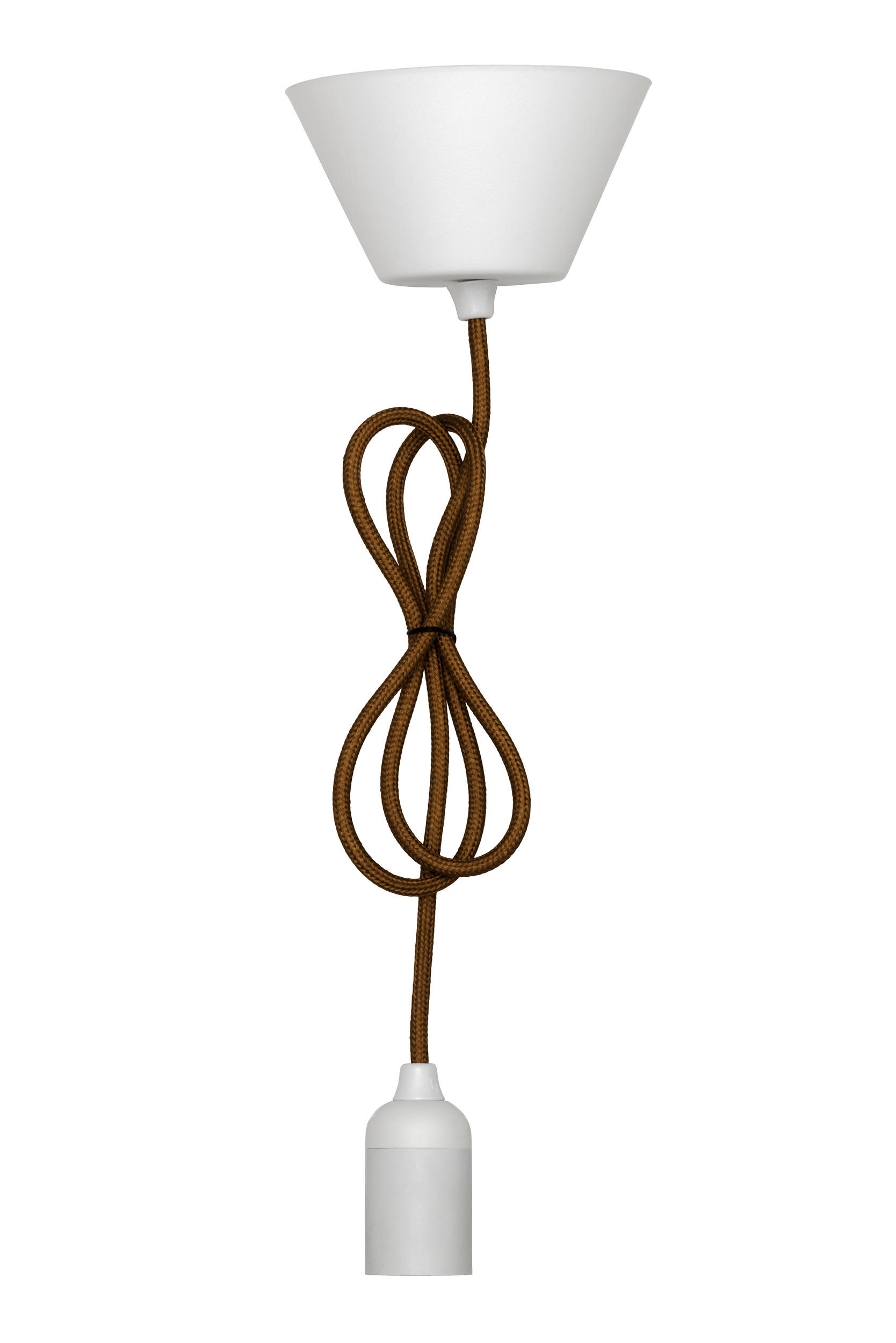 UPPHÄNGNINGSANORDNING  i vit, kopparfärgad  - vit/kopparfärgad, Basics, textil/plast (13/120cm)