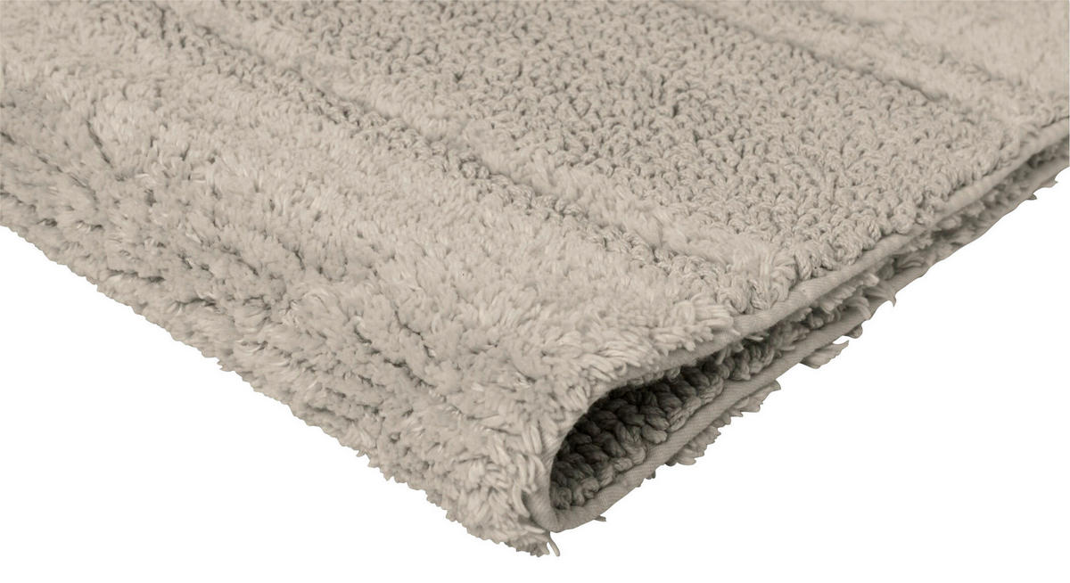 BADTEPPICH Grau 90/60 cm  - Grau, Basics, Textil (90/60cm) - Joop!