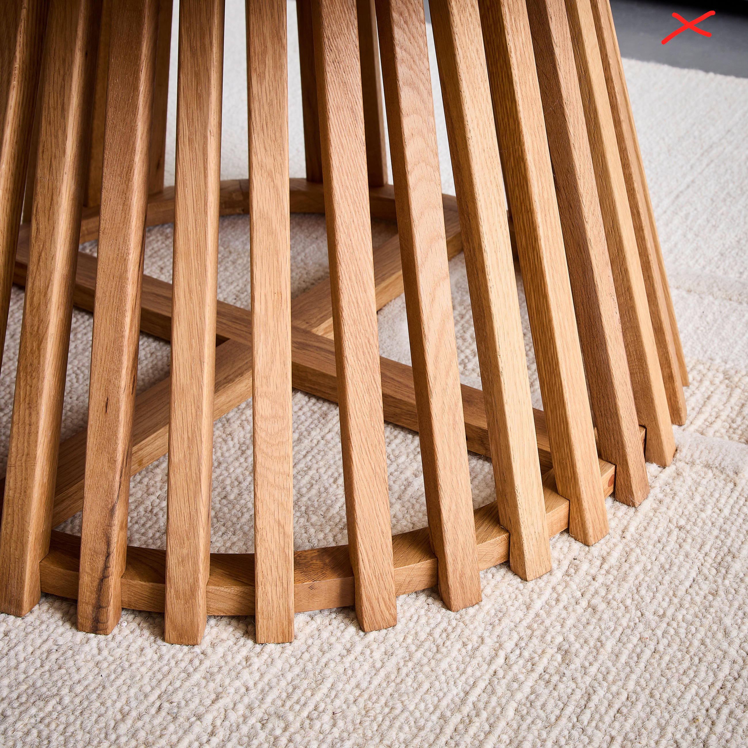 Thumbnail - Cantus Couchtisch, Natur, Eiche, Holz, Eiche, massiv, rund, Säule, rund, 80x40x80 cm, einfacher Aufbau, Holzmöbel, Holzt...