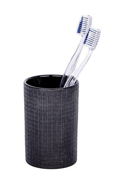 TANDBORSTGLAS keramik  - antracit, Basics, keramik (7,5/11,2cm)