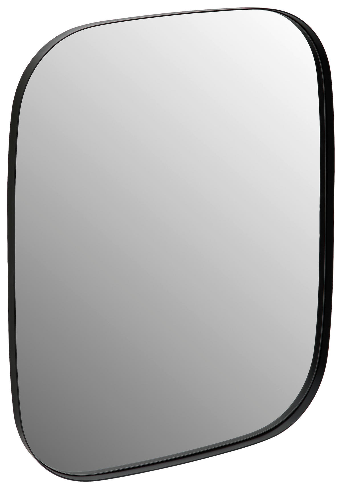 WANDSPIEGEL 70/90/2 cm  - Schwarz, Design, Glas/Holzwerkstoff (70/90/2cm) - MID.YOU