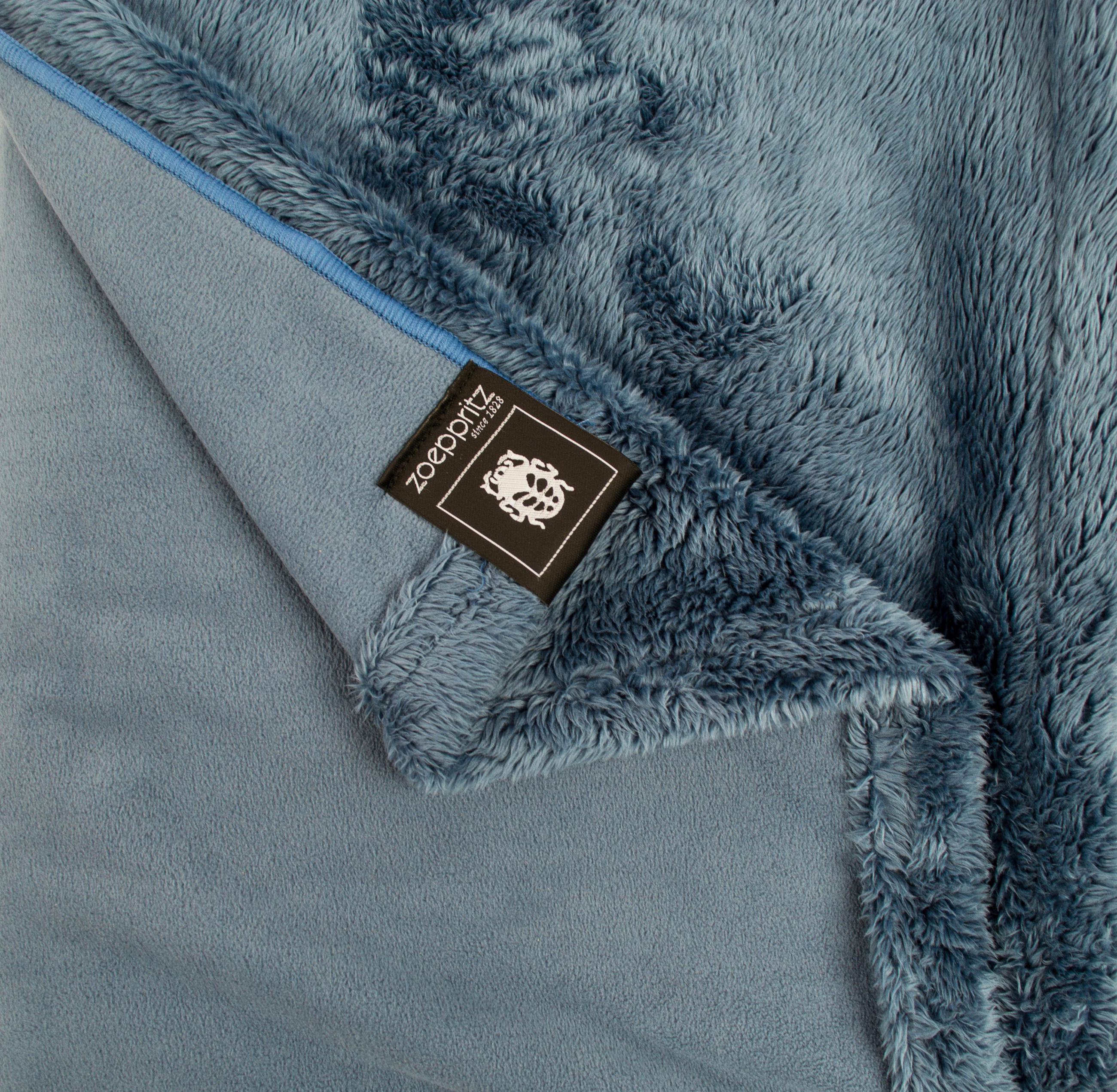 WOHNDECKE zoeppritz since 1828 140/190 cm  - Blau, KONVENTIONELL, Textil (140/190cm) - Zoeppritz