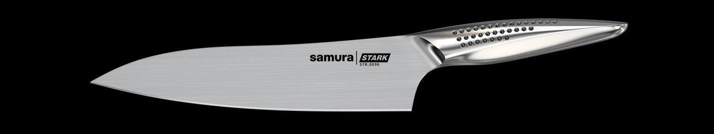 NOŽ SANTOKU  Stark  20/5/2 cm          nerjaveče jeklo - Basics, kovina (20/5/2cm) - Samura