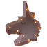 LED-DEKOLEUCHTE - Hellrosa, Trend, Metall (25,6/30,5/5cm) LED-DEKOLEUCHTE - Hellrosa, Trend, Metall (25,6/30,5/5cm)
