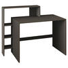 SCHREIBTISCHKOMBINATION Anthrazit  - Anthrazit, Design, Holzwerkstoff (150/55/96cm) - Livetastic