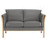 ZWEISITZER-SOFA in Holz, Textil Grau, Eichefarben - Eichefarben/Grau, Design, Holz/Textil (142/80/82cm) ZWEISITZER-SOFA in Holz, Textil Grau, Eichefarben - Eichefarben/Grau, Design, Holz/Textil (142/80/82cm)