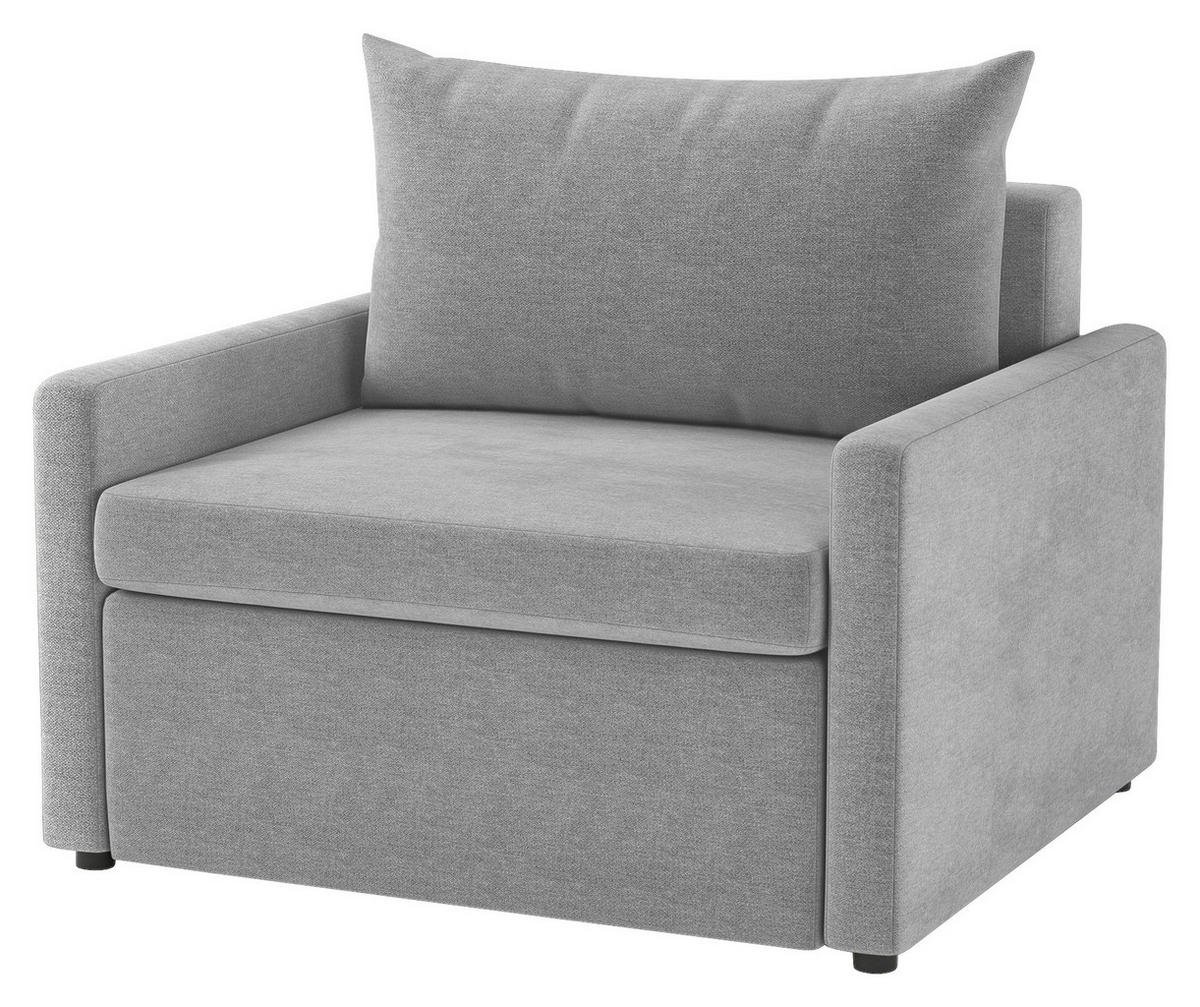 SCHLAFSESSEL COLOGNE Flachgewebe Grau Liegefunktion, gepolsterte Armlehnen Stauraum, Rückenkissen  - Schwarz/Grau, Design, Kunststoff/Textil (92/89/103cm) - MID.YOU