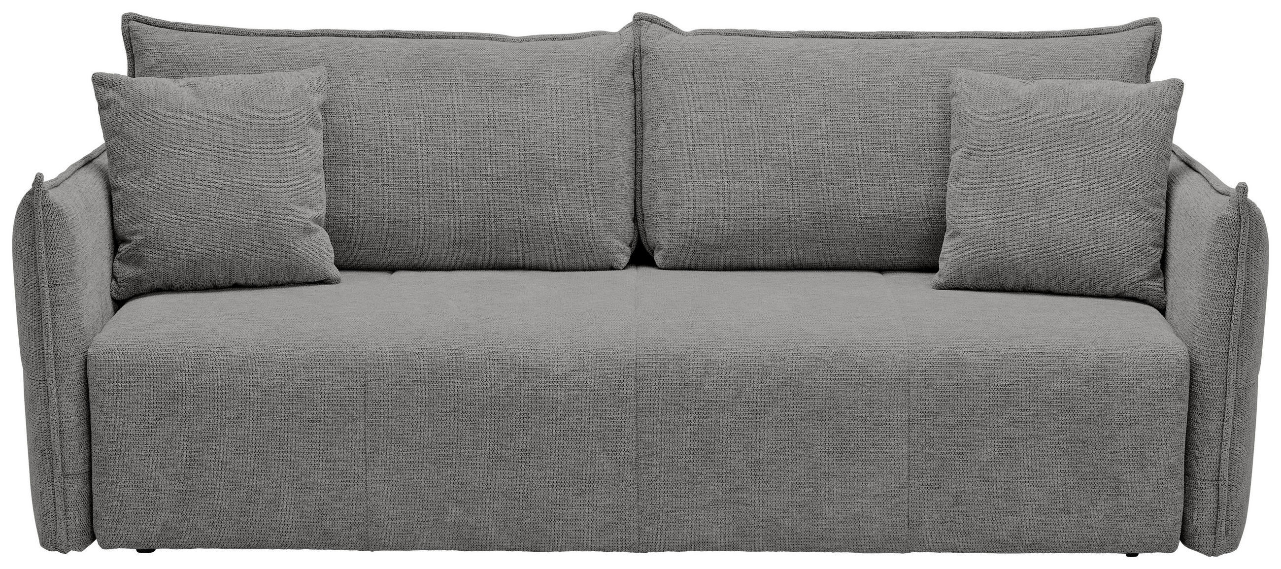 Carryhome Schlafsofa Grau 224x90x107 cm