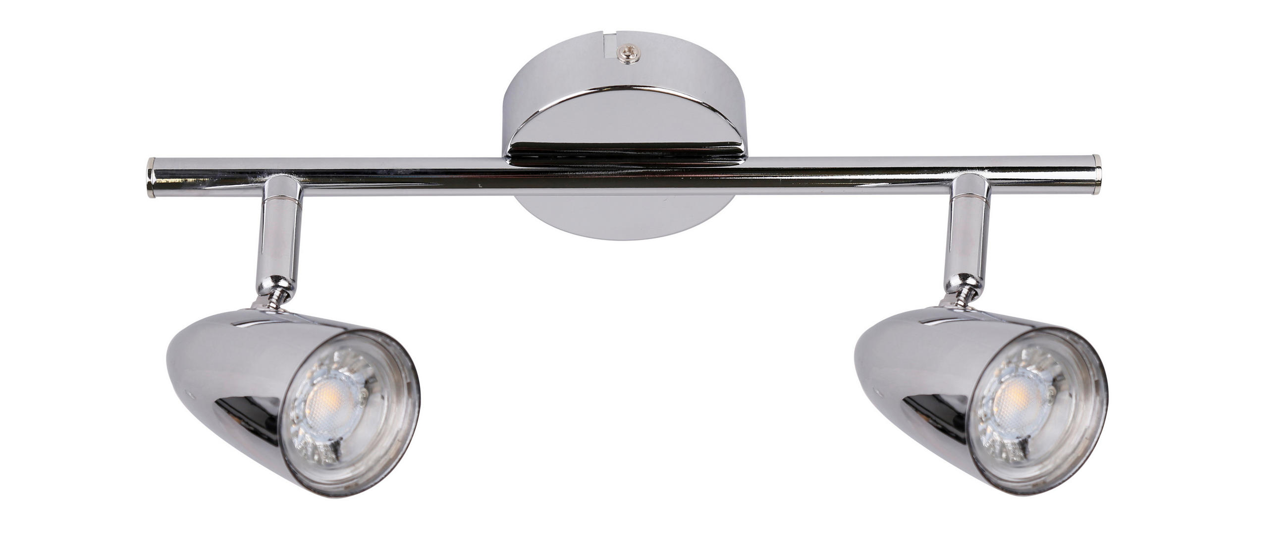 LED-DECKENSTRAHLER Liberty 33/33/9 cm   - Chromfarben, KONVENTIONELL, Metall (33/33/9cm)