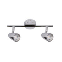 LED-DECKENSTRAHLER Liberty 33/33/9 cm  - Chromfarben, KONVENTIONELL, Metall (33/33/9cm)