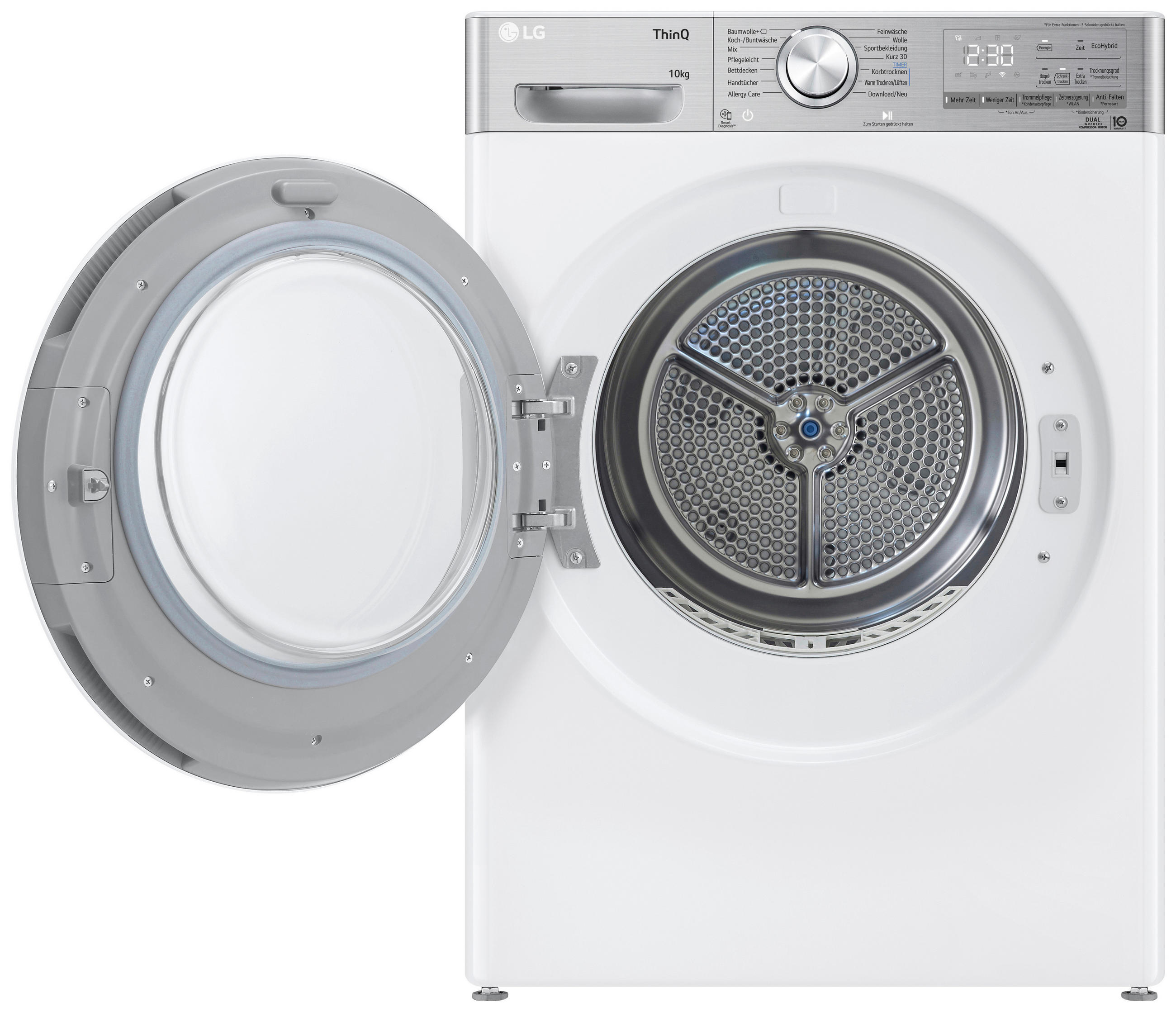 TROCKNER V9A2XT  - Weiß, Basics, Glas/Kunststoff (60/85/66cm) - LG