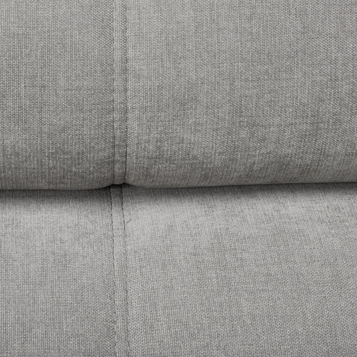 ECKSOFA in Chenille Grau  - Schwarz/Grau, Design, Textil/Metall (311/167cm) - Xora