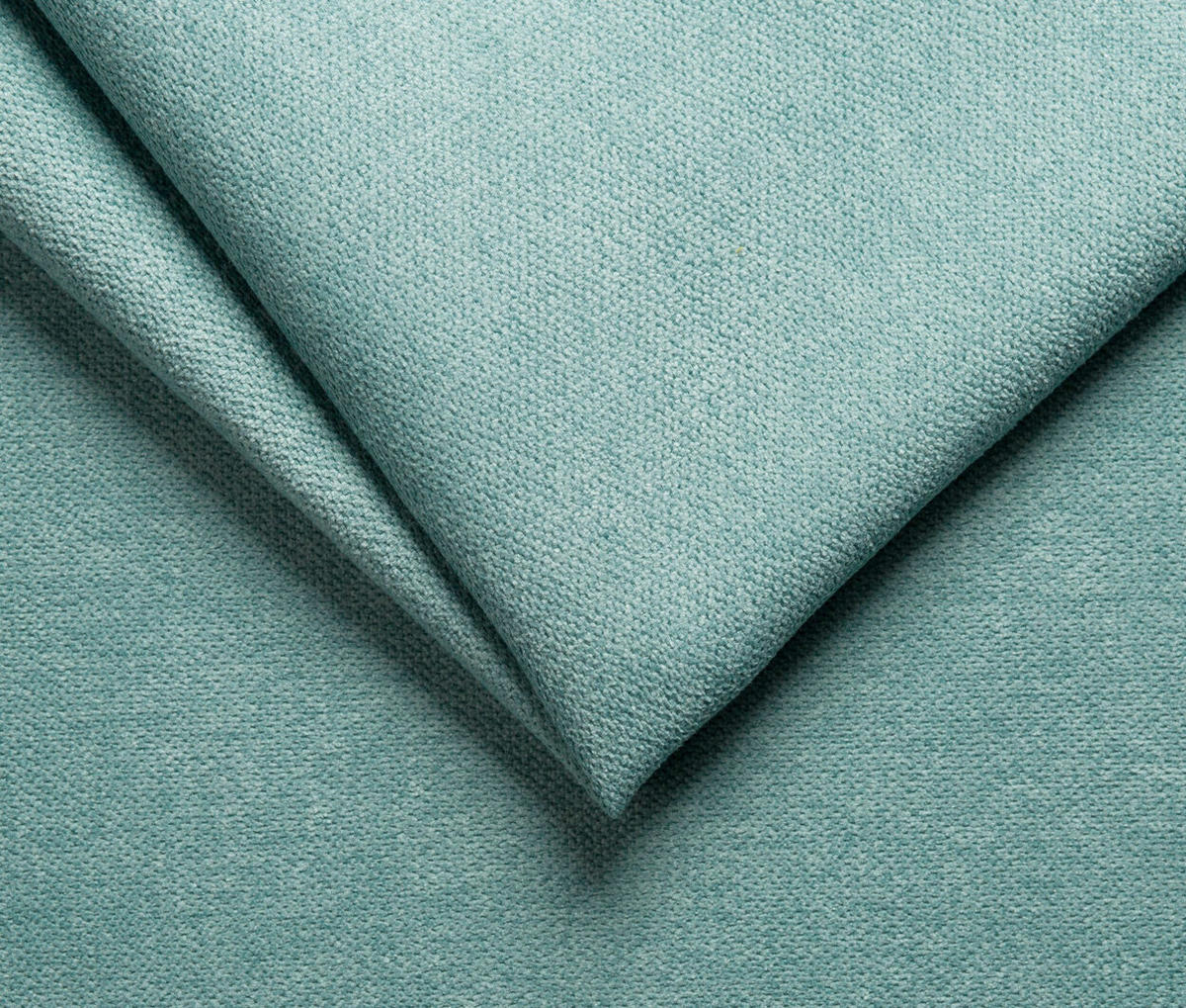 ECKSOFA CAPRI Mintgrün Mikrofaser  - Chromfarben/Mintgrün, KONVENTIONELL, Textil/Metall (152/239cm) - MID.YOU