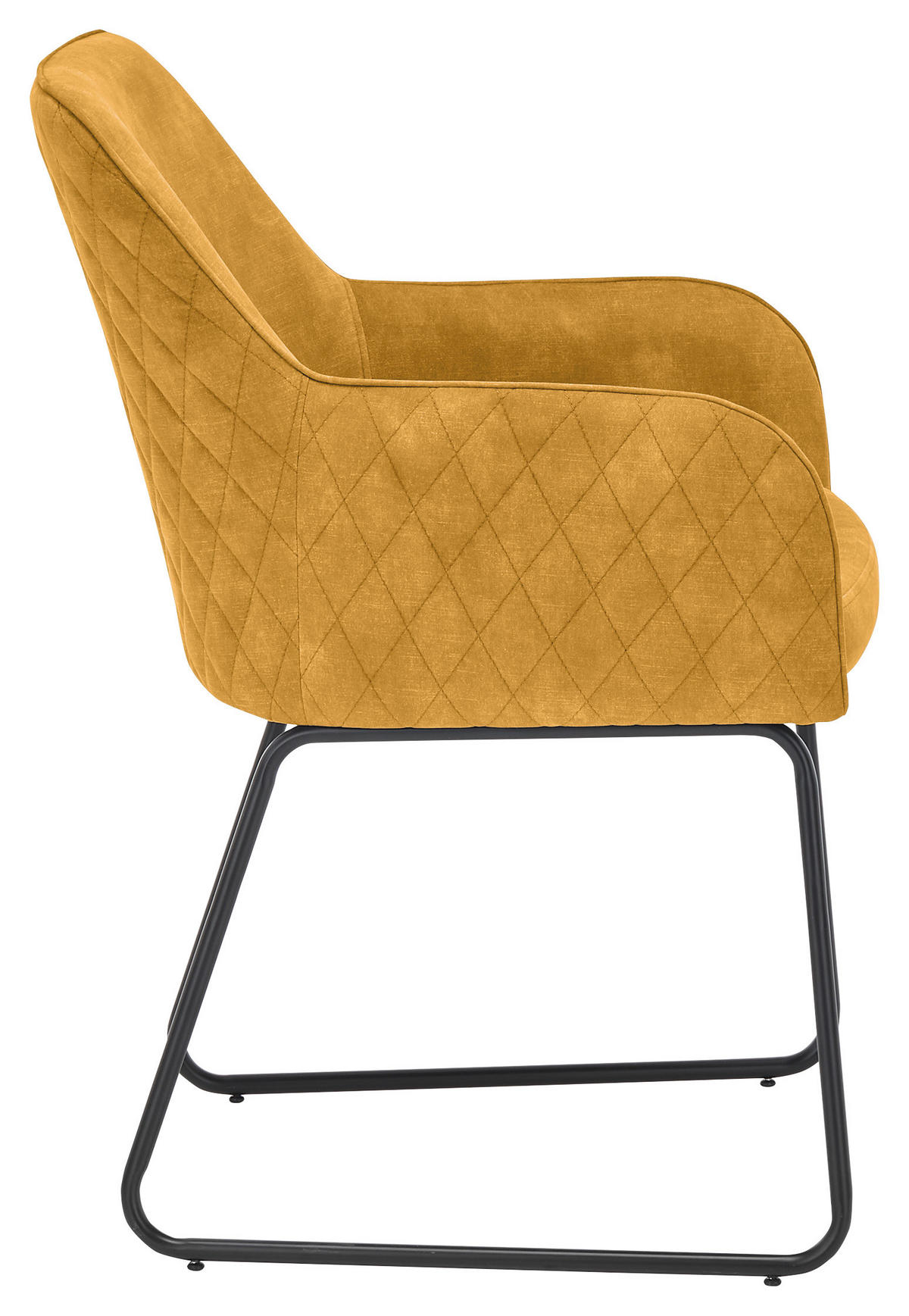 ARMLEHNSTUHL  in Eisen  - Goldfarben/Schwarz, Design, Kunststoff/Metall (60,5/85/63cm) - SetOne by Musterring
