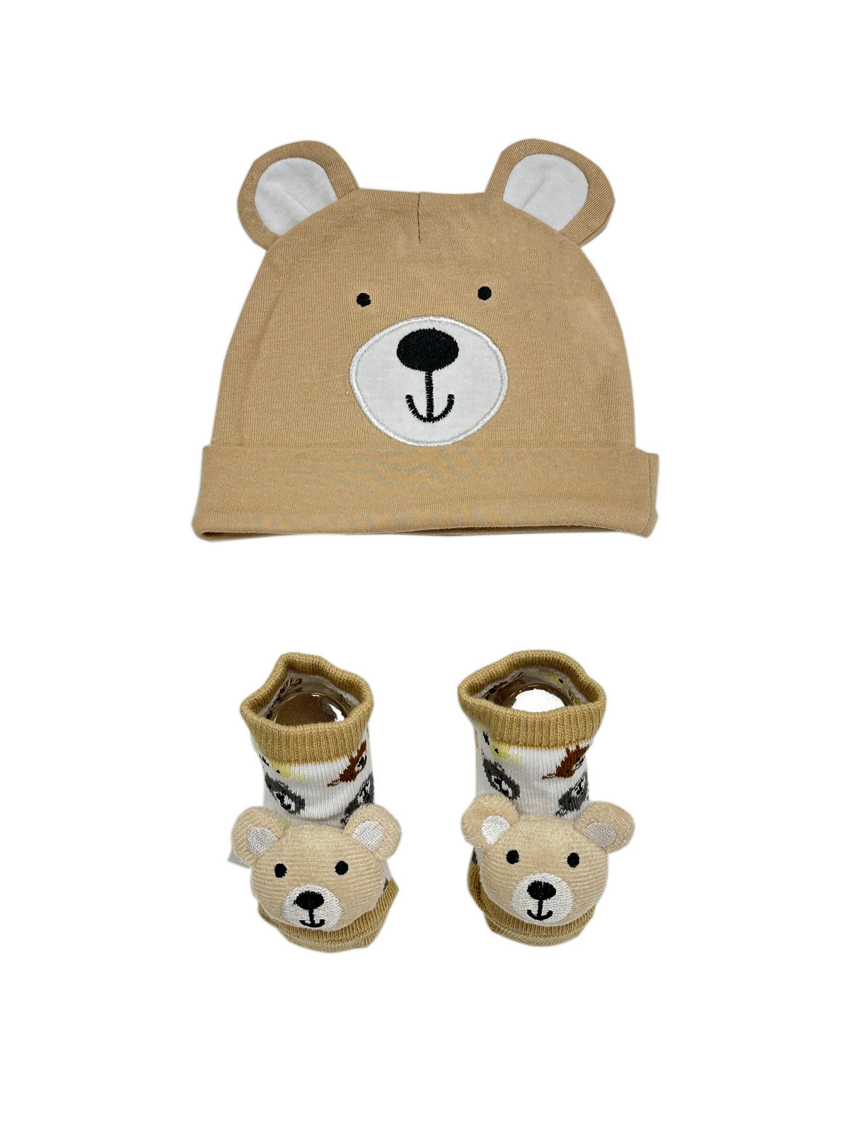 BABYBEKLEIDUNGSSET 2-teilig  - Braun, Basics, Textil (0-6 Mnull) - Patinio