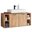 WASCHBECKENUNTERSCHRANK 105/48/40 cm  - Wildeiche, Basics, Holz (105/48/40cm) - Linea Natura
