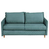 SCHLAFSOFA in Textil Graublau  - Graublau/Naturfarben, Design, Holz/Textil (175/95/103cm) - Livetastic