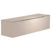 LOWBOARD  in 160/41/45 cm  - Sandfarben/Alufarben, Design, Glas/Holzwerkstoff (160/41/45cm) - Moderano