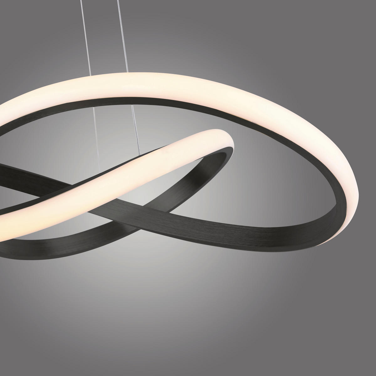 LED-HÄNGELEUCHTE Maria 5,7/5,7/120 cm   - Schwarz, Design, Metall (5,7/5,7/120cm)
